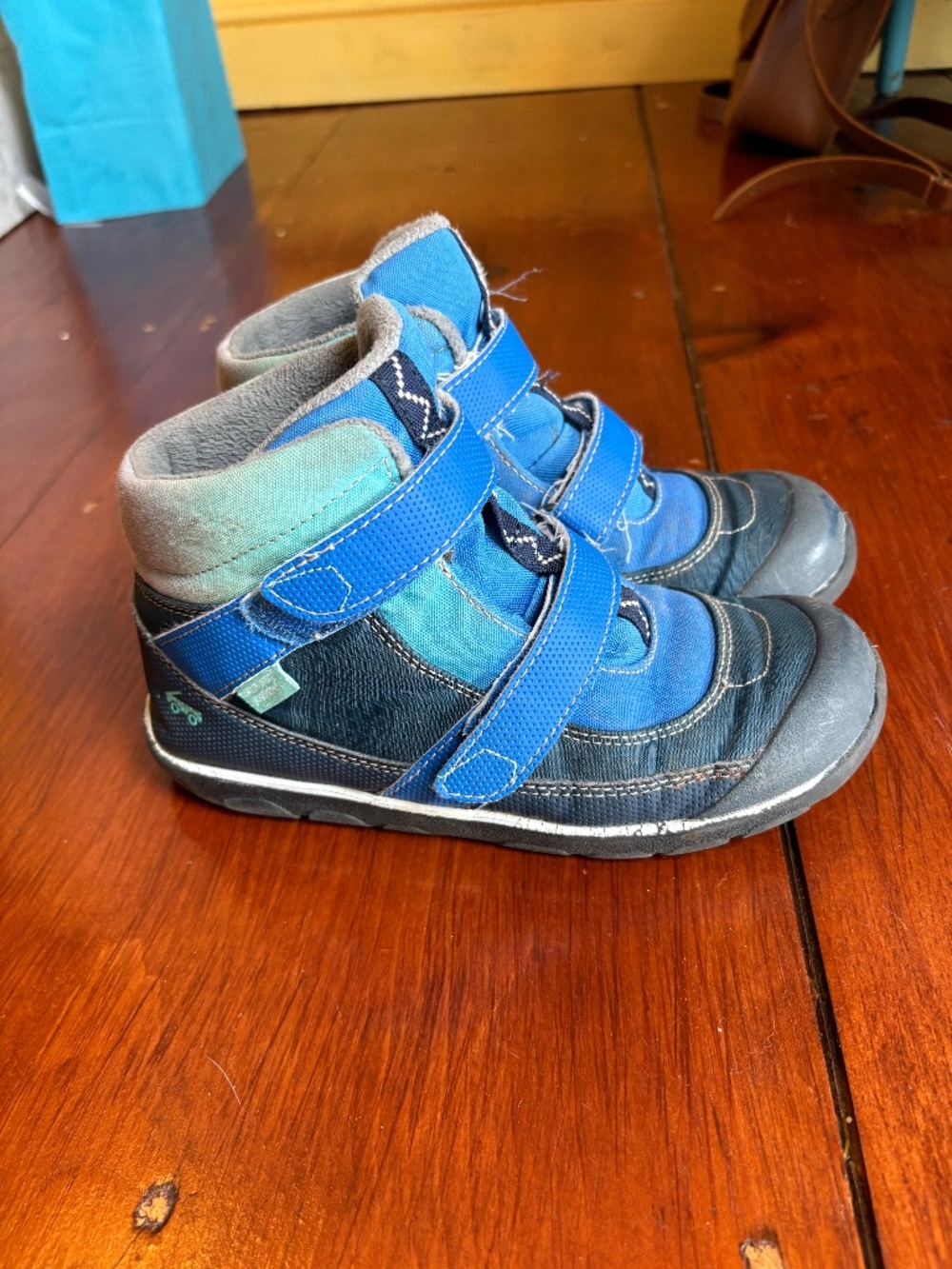 See Kai Run Blue Red Atlas Waterproof Winter Snow Boots Shoes Youth 3